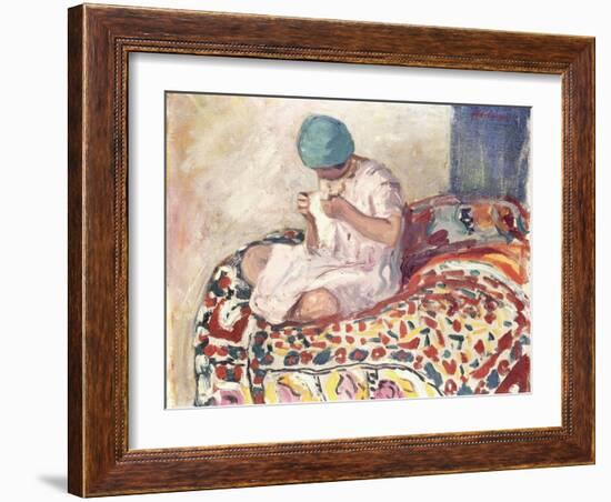 The Little Sewer-Henri Lebasque-Framed Giclee Print