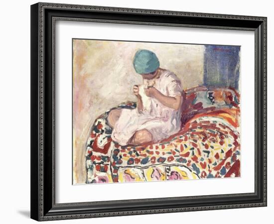 The Little Sewer-Henri Lebasque-Framed Giclee Print