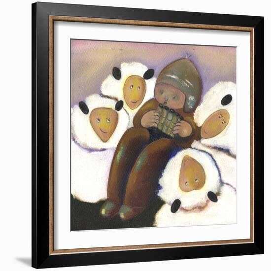 The little Shepherd-Anne Cote-Framed Giclee Print
