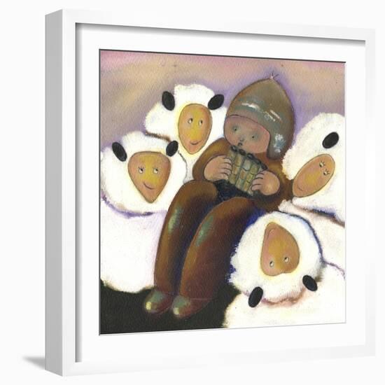 The little Shepherd-Anne Cote-Framed Giclee Print