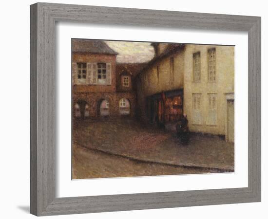 The Little Shop, Gerberoy; La Petit Boutique, Gerberoy, C.1906-Henri Eugene Augustin Le Sidaner-Framed Giclee Print