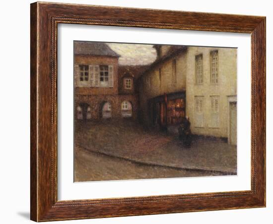 The Little Shop, Gerberoy; La Petit Boutique, Gerberoy, C.1906-Henri Eugene Augustin Le Sidaner-Framed Giclee Print