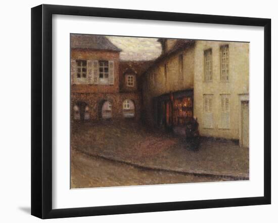 The Little Shop, Gerberoy; La Petit Boutique, Gerberoy, C.1906-Henri Eugene Augustin Le Sidaner-Framed Giclee Print