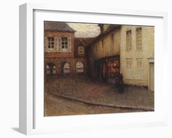 The Little Shop, Gerberoy; La Petit Boutique, Gerberoy, C.1906-Henri Eugene Augustin Le Sidaner-Framed Giclee Print