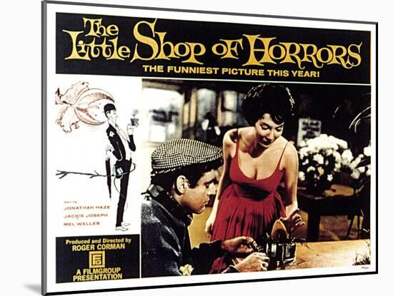 The Little Shop of Horrors, Jonathan Haze, Jackie Joseph, 1960-null-Mounted Photo