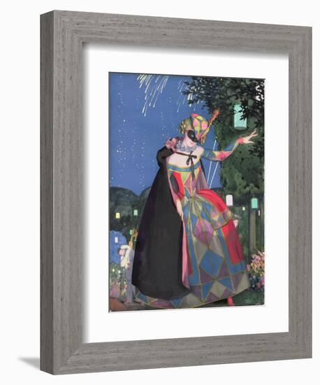 The Little Tongue of Columbine, 1913-Konstantin Andreevic Somov-Framed Giclee Print