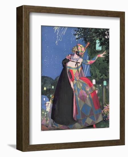 The Little Tongue of Columbine, 1913-Konstantin Andreevic Somov-Framed Giclee Print