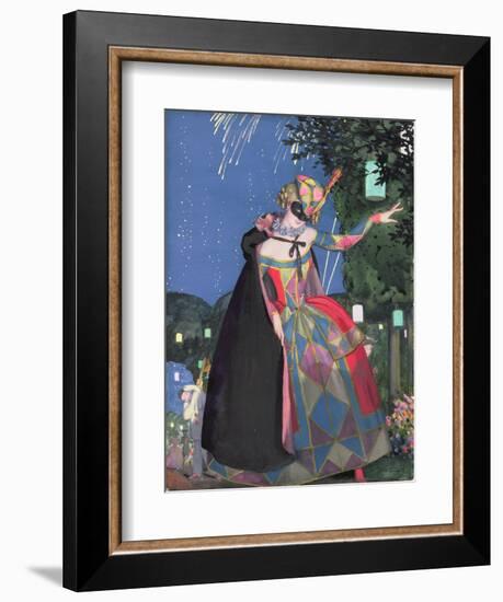 The Little Tongue of Columbine, 1913-Konstantin Andreevic Somov-Framed Giclee Print