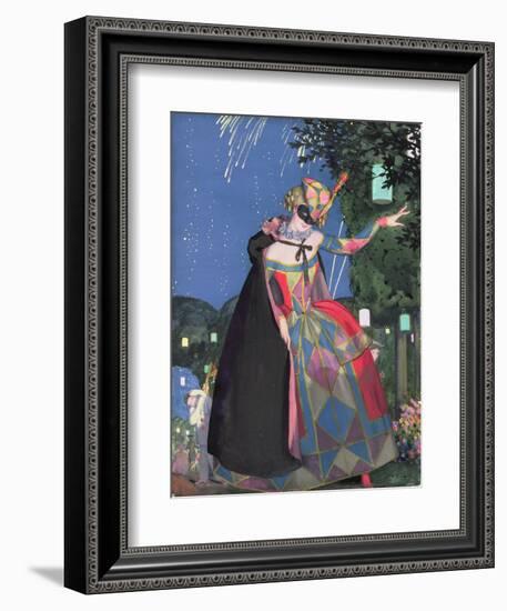 The Little Tongue of Columbine, 1913-Konstantin Andreevic Somov-Framed Giclee Print