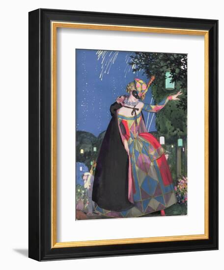 The Little Tongue of Columbine, 1913-Konstantin Andreevic Somov-Framed Giclee Print