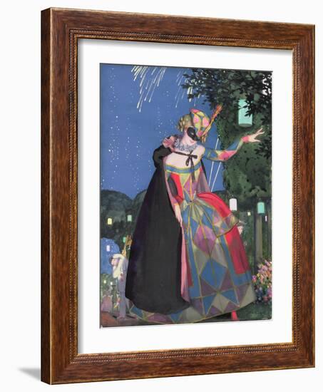 The Little Tongue of Columbine, 1913-Konstantin Andreevic Somov-Framed Giclee Print