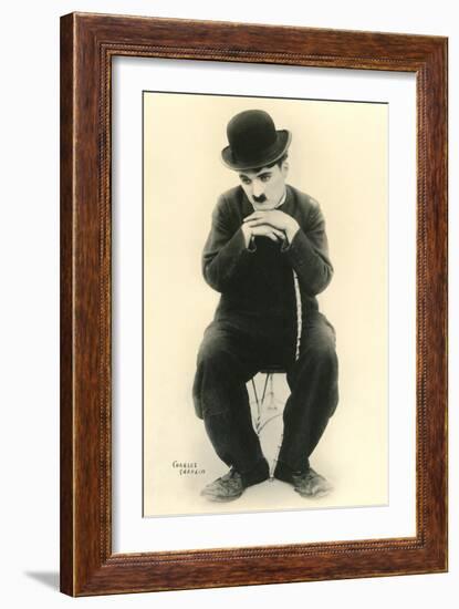 The Little Tramp--Framed Art Print