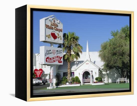 The Little White Chapel, Las Vegas, Nevada, USA-Fraser Hall-Framed Premier Image Canvas