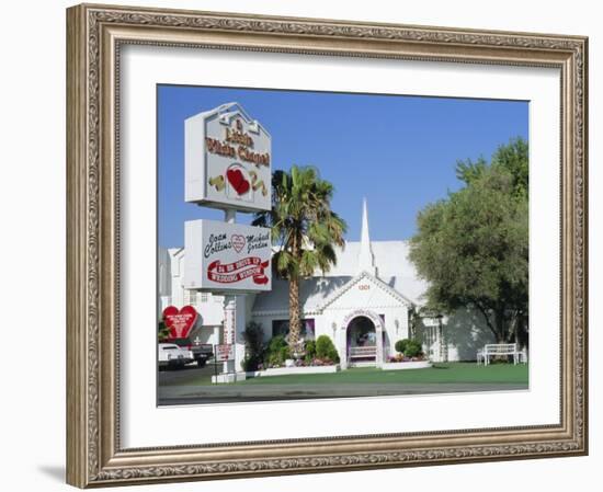 The Little White Chapel, Las Vegas, Nevada, USA-Fraser Hall-Framed Photographic Print