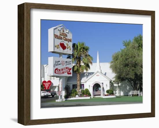 The Little White Chapel, Las Vegas, Nevada, USA-Fraser Hall-Framed Photographic Print