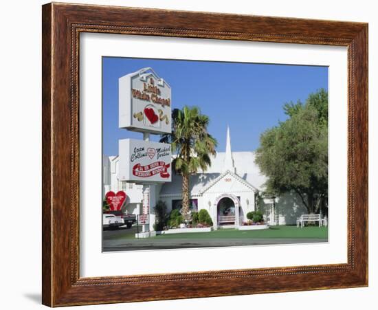 The Little White Chapel, Las Vegas, Nevada, USA-Fraser Hall-Framed Photographic Print