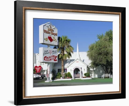 The Little White Chapel, Las Vegas, Nevada, USA-Fraser Hall-Framed Photographic Print