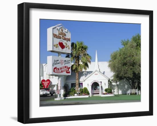 The Little White Chapel, Las Vegas, Nevada, USA-Fraser Hall-Framed Photographic Print