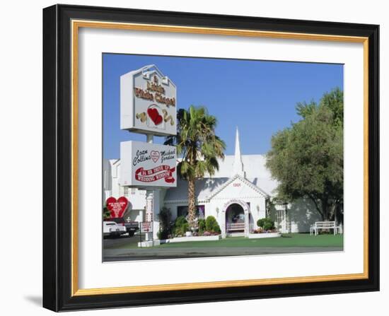 The Little White Chapel, Las Vegas, Nevada, USA-Fraser Hall-Framed Photographic Print