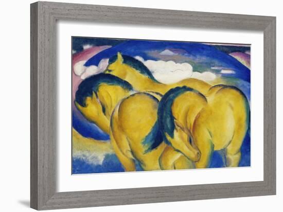 The Little Yellow Horses, 1912-Franz Marc-Framed Giclee Print