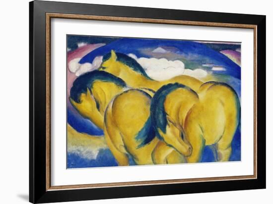 The Little Yellow Horses, 1912-Franz Marc-Framed Giclee Print