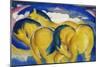 The Little Yellow Horses, 1912-Franz Marc-Mounted Giclee Print