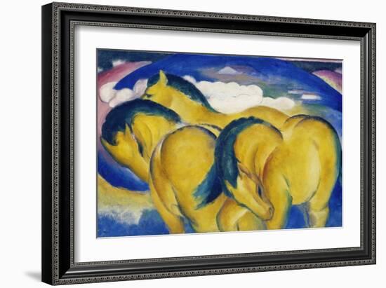 The Little Yellow Horses, 1912-Franz Marc-Framed Giclee Print