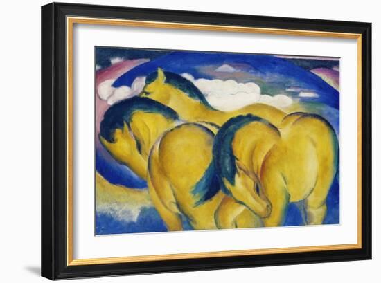 The Little Yellow Horses, 1912-Franz Marc-Framed Giclee Print