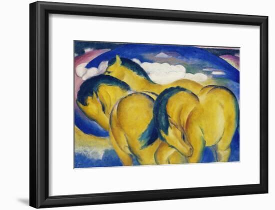 The Little Yellow Horses, 1912-Franz Marc-Framed Giclee Print