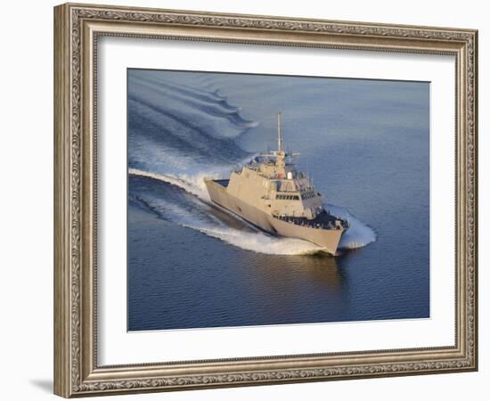 The Littoral Combat Ship Pre-Commissioning Unit Fort Worth-Stocktrek Images-Framed Photographic Print