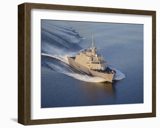 The Littoral Combat Ship Pre-Commissioning Unit Fort Worth-Stocktrek Images-Framed Photographic Print