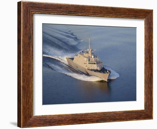 The Littoral Combat Ship Pre-Commissioning Unit Fort Worth-Stocktrek Images-Framed Photographic Print