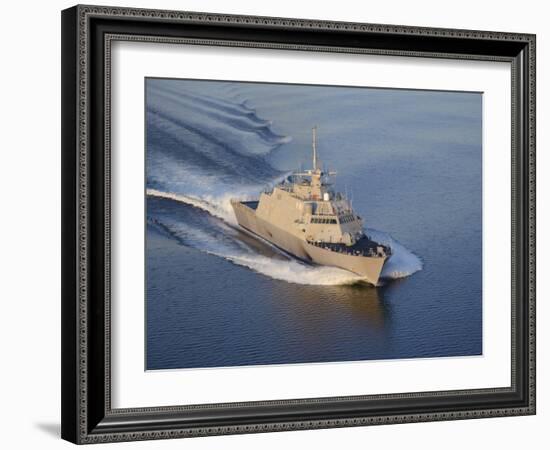 The Littoral Combat Ship Pre-Commissioning Unit Fort Worth-Stocktrek Images-Framed Photographic Print