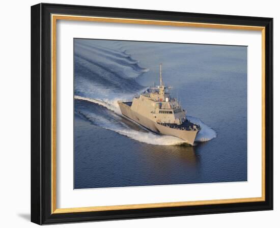 The Littoral Combat Ship Pre-Commissioning Unit Fort Worth-Stocktrek Images-Framed Photographic Print