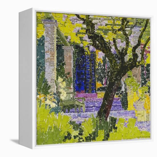 The Lively Village; Le Village Anime, C.1923-Gustave Loiseau-Framed Premier Image Canvas