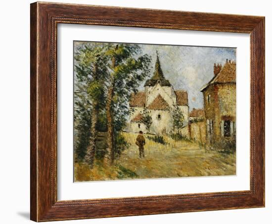 The Lively Village-Gustave Loiseau-Framed Giclee Print