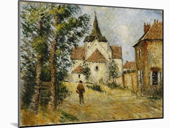 The Lively Village-Gustave Loiseau-Mounted Giclee Print