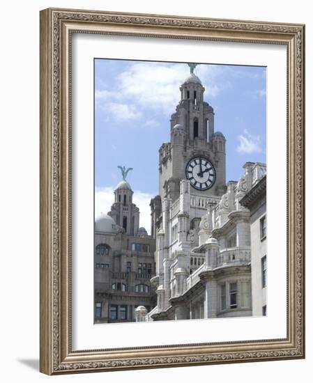 The Liver Building, One of the Three Graces, Riverside-Ethel Davies-Framed Photographic Print