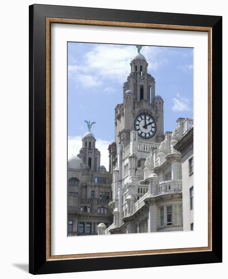 The Liver Building, One of the Three Graces, Riverside-Ethel Davies-Framed Photographic Print