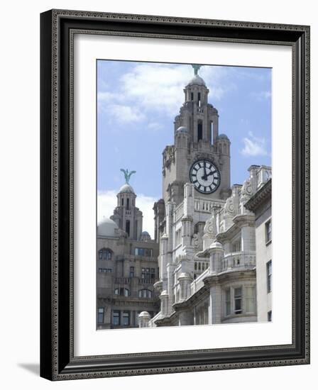 The Liver Building, One of the Three Graces, Riverside-Ethel Davies-Framed Photographic Print