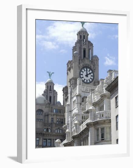 The Liver Building, One of the Three Graces, Riverside-Ethel Davies-Framed Photographic Print