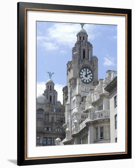 The Liver Building, One of the Three Graces, Riverside-Ethel Davies-Framed Photographic Print