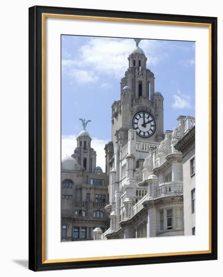 The Liver Building, One of the Three Graces, Riverside-Ethel Davies-Framed Photographic Print