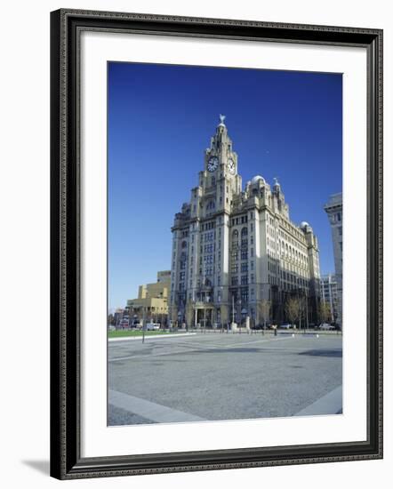 The Liver Building, Pier Head, Liverpool, Merseyside, England, UK-Christopher Nicholson-Framed Photographic Print