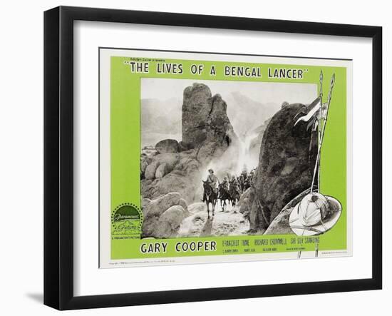 The Lives of a Bengal Lancer, 1935-null-Framed Art Print