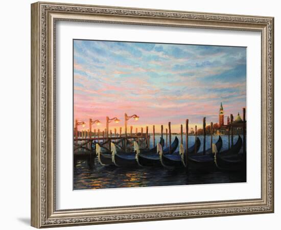 The Living Flame Of The Day-kirilstanchev-Framed Art Print