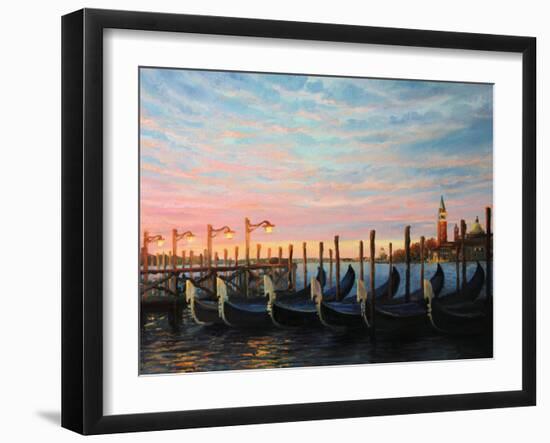 The Living Flame Of The Day-kirilstanchev-Framed Art Print