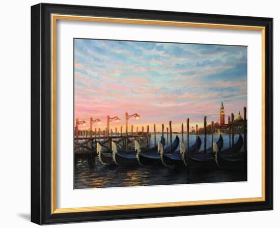 The Living Flame Of The Day-kirilstanchev-Framed Art Print