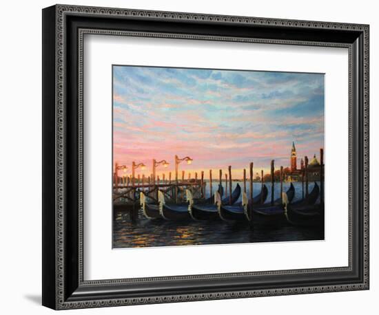 The Living Flame Of The Day-kirilstanchev-Framed Art Print