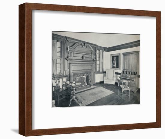 'The Living Room of the Francis Corbin House, at Edenton, built in 1758', 1930-Unknown-Framed Photographic Print